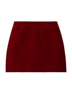 Vera Mini Skirt in Red Velvet High waisted mini skirt in Italian velvet with front and back darts. Made from Italian cotton velvet Side Invisible Zip Style ID SK1VR Made In London Size and Fit: XS-S-M-L-XL Designed for a tailored slim fit True to size Short length Mid-weight, non-stretchy fabric More questions? Visit our international size guide. Product Measurements: Size XS: Waist 66 cm, Hips 92 cm, Length 40 cm Size S: Waist 68 cm, Hips 94 cm, Length 40 cm Size M: Waist 70 cm, Hips 96 cm, Length 40 cm Size L: Waist 72 cm, Hips 98 cm, Length 40 cm Size XL: Waist 78 cm, Hips 102 cm, Length 40 cm Details and Care: Body: 100% cotton Lining: 100% cupro Dry clean only Monsters Costumes, 1960s Mini Skirt, Dark Red Skirt, Wine Red Skirt, Red Velvet Skirt, Valentino Skirt, Descendants Dr, Red Leather Skirt, High Waisted Mini Skirt