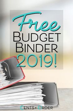 an open binder with the text free budget binder 2010 - 2013 on it