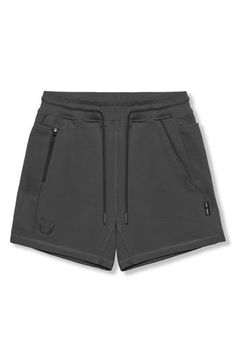 Keep comfortable and move with ease during your cross-training sessions in these cotton-blend terry shorts that have lots of stretch and wick away moisture. 6" inseam; 25" leg opening; 13" front rise; 15 1/2" back rise (size Medium) Elastic/drawstring waist Front slant pockets; side drop-in pockets SilverPlus® technology wicks away sweat using silver ions embedded in the fiber to inhibit the growth of odor-causing bacteria 85% cotton, 13% polyester, 2% spandex. Machine wash, line dry Imported Terry Shorts, Sweat Shorts, Cross Training, In Space, Drawstring Waist, Cotton Blend, Top Brands, Nordstrom, Size Large