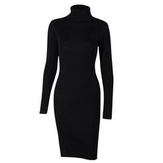 Turtleneck Knitted Long Sleeve Warm Sweater Dress



 







Size

Bust

Shoulder

Sleeve length

Length

Recommend Bust





CM

CM

CM

CM

CM





S

58-98

30-36

57

95

80-88





M

60-102

32-38

58

96

89-95





L

62-106

33-41

59

97

95-100





All tiled manual measurement,due to different measurement methods, May be there is 1-3 cm error.







Attention : The table shows the outside parameters of the dress.This dress has elasticity. Bust size 88~95 cm, you can choose S size. Solid Color Knee-length Bodycon Dress For Fall, Fall Solid Color Knee-length Bodycon Dress, Winter Knee-length Non-stretch Bodycon Dress, Long Bodycon Dress For Winter, Sheath Bodycon Dress For Fall, Fitted Long Bodycon Dress For Winter, Solid Sheath Bodycon Dress For Fall, Fitted Solid Color Midi Dress For Fall, Slim Fit Midi Bodycon Dress For Fall