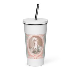 Marie Antoinette French Queen Insulated tumbler w/straw - Artwork by Lili Queen Marie Antoinette, French Queen, Persian Language, Persian Culture, Calendar Gifts, Photo Editing Services, Painted Books, Journal Stationery, Print Collage