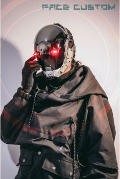 Screen Mask, Wearable Robots, Cyberpunk Genre, Cyberpunk Helmet, Cyberpunk Mask, Head Types, Post Apocalyptic Costume, Rave Mask, Techwear Fashion