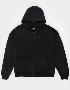 Rsq Washed Zip-Up Oversized Hoodie. Solid Washed Hoodie With Zip-Up Front Closure. Front Pockets. Fixed Hood. Oversized Fit. Cuffed Long Sleeves And Hem. 80% Cotton 20% Polyester. Machine Wash. Imported. Jackets Zip Up, Mens Black Zip Up Hoodie, Sweatshirt Zip Up, Oversized Hooded Jacket With Ribbed Cuffs For Loungewear, Spring Streetwear Hoodie With Drop Shoulder, Spring Drop Shoulder Hoodie For Streetwear, Oversized Sweatshirt With Double-lined Hood For Spring, Oversized Spring Sweatshirt With Double-lined Hood, Oversized Fleece Outerwear For Streetwear