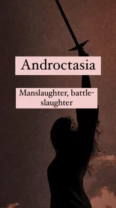 Androctasia Nicknames- Andie, Dro, Tasia, Tassie Female personification of manslaughter in Greek mythology #rarenames #powerfulnames #girlsnames #names Greek Mythology Names, Dark Elf Names, Mythology Names, Interesting Names, Fantasy Character Names, Dnd Things, Female Character Names