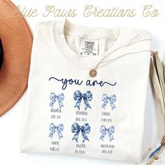 Holiday Gifts, Christmas Gifts, Gifts for Girls, Gifts for Women, Baptism Gifts, Christian Gifts Thanksgiving  Comfort Colors® Christian Shirts  Ideal for: Witnessing Gift, Birthday gifts, Matching group shirts, Baptism gifts, Holidays and special occasions gifts 🌸Welcome to Blue Paws Creations Co.! Comfort Colors® 1717 Tee - Christ-Centered Design, 100% Ring-Spun US Cotton, Durable & Comfortable ✔️👚Product Description: Experience ultimate comfort and timeless style with the Comfort Colors® 1717 tee, designed to be your go-to choice for both casual and semi-formal settings. Made with medium fabric and high-quality, 100% ring-spun US cotton, this tee offers long-lasting comfort and a consistently great fit. Here's why you'll love it: ✔️Key Features: *Relaxed Fit: Ensures maximum comfort a Blue Short Sleeve Tops For Birthday, Casual Blue Birthday Tops, Casual Blue Tops For Birthday, Blue Crew Neck Top For Birthday, Cute Blue Shirt For Gift, Cute Blue T-shirt For Gift, Blue Short Sleeve Tops For Gift, Cute Blue Shirt As Gift, Cute Blue Shirt As A Gift