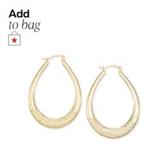 in stock Hypoallergenic Teardrop Hoop Earrings In Fine Jewelry Style, Fine Jewelry Hypoallergenic Teardrop Hoop Earrings, Hypoallergenic Teardrop Hoop Earrings Fine Jewelry, Hypoallergenic Teardrop Hoop Earrings, Macy's Small Hoop Earrings As Gift, Macy's Gold Hoop Earrings For Gift, Gold-tone Teardrop Hoop Earrings, Gold-tone Tarnish Resistant Teardrop Hoop Earrings, Pierced Gold Earrings From Macy's