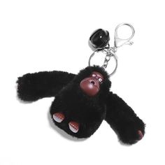 New Plush Fluffy Gorilla key chains - Plushie Depot Plushy Depot Cute Black Keychains At Cheap Price, Cheap Black Keychains With Key Clip, Plushie Keychain Decira, Cute Black Keychain At Cheap Price, Key Chains Fluffy, Cheap Black Keychain With Key Leash, Cute Cheap Black Keychains, Cheap Cute Black Keychains, Safety Keychain Black