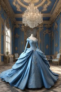 Royal Ball Gowns, Ball Gowns Fantasy, Fancy Ball, Elegant Clothing, Beautiful Casual Dresses, Ball Gowns Princess, Fantasy Dresses, Princess Gown, Cinderella Dresses