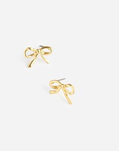 Metal Bow Stud Earrings | Madewell Christmas List Inspo, Rockettes Christmas, Aurora Birthday, Spiked Hot Chocolate, Bow Earring, Metal Bow, Nyc Christmas, Christmas In The City, City Ballet