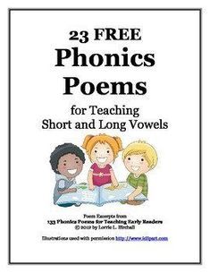 two free phonics books for teaching short and long novels