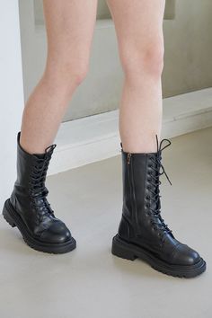 Eda Combat Boots This product has been hand-picked by Storets' stylists. Black Boots Outfit, Jewelry Nails, Boots Outfit, Dr. Martens Boots, Plus Size Lingerie, Dress Plus Size, Hand Picked, Fashion And Lifestyle, Black Boots