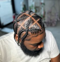 Men Braids With Faded Sides, Zig Zag Men Braids, Men Braid Styles Black, Black Man Cornrows, Braids For Guys With Short Hair, Male Hair Braids, Freestyle Cornrows Braids Men, Cornrolls Hairstyles Braids Men, Male Braids Hairstyles Black For Men