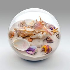 PRICES MAY VARY. Artisan hand blown glass globe Half filled with exotic sand and colorful seashells Sand and seashells are free to move as you swirl the globe Creating a new unique beach scene every time 5 inch diameter, White sand color. Series name: "Cherish" Each sandglobe is a landscape of sand and treasures ever shifting in a hand-blown glass ball. A collectible keepsake, paperweight, or relaxation orb... fall into sandglobelove when you hold the smooth, weighted sphere, gently shake and dr Van Gogh Almond Blossom, Globe Art, Beach Theme Bathroom, Light Images, Unique Beach, Flower Phone Wallpaper, Sand Color, Glass Globe, Glass Ball