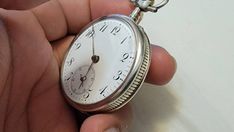 Hi buyers You are buying my Grandfather's Antique Mid-century Sterling Silver Coin Case Manual Wind Pocket Watch, it's in good working order. My Grandfather won this beautiful piece in an Auction in 1967, he won it for $775. I don know much about this pocket watch, There are markings on the cases and movement. There's a lot of detail on the outer case, it's amazing holding this old piece. Please follow me, I will add more listings every week...Thanks Please make sure to look at all the pictures Luxury Collectible Chronometer Pocket Watch, Collectible Timeless White Gold Watches, Timeless Pocket Watch Chronometer For Anniversary, Timeless Chronometer Pocket Watch For Anniversary, Timeless Pocket Watch With Chronometer For Anniversary, Luxury Automatic Pocket Watch For Formal Occasions, Timeless White Gold Collectible Watches, Antique Formal Watch Accessories With Polished Finish, Collectible Hallmarked Round Pocket Watch