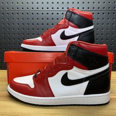 New With Box 100% Authentic, Unworn. Nike Air Jordan Retro 1 High Satin Snake Chicago Cd0461 Women’s 11 Or Equivalent To Men’s 9.5 These Are My Pictures Of The Actual Item. Item Is In Hand, Ready To Ship. Pictures Includes Every Possible Angles And Prospective. For Better Judgment Please Review Pics For Details Thanks! In The Event You Are Not Satisfied With The Transaction, Please Let Us Know Prior To Leaving Feedback To Give Us The Opportunity To Try And Make Things Right. Thank You For Your B Classic Jordan Leather Shoes With White Sole, Classic Leather Jordan Shoes With White Sole, Classic Jordan Leather Shoes With Rubber Sole, Classic Leather Jordan Shoes With Rubber Sole, Modern Jordan Leather Shoes With Rubber Sole, Red Leather High-top Sneakers With Perforated Toe, Classic Leather High-top Jordan Shoes, Classic Leather Jordan Shoes, Red Leather Basketball Shoes With Perforated Toe Box