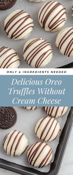 Image for Delicious Oreo Truffles Without Cream Cheese Oreo Cake Pops Without Cream Cheese, Cinnamon Toast Crunch Truffles, Homemade Truffles Recipes, No Bake Truffles Easy, Truffles Without Cream Cheese, Oreo Balls Without Cream Cheese, Easy Truffles No Bake, Truffles Recipe Easy, Oreo Cake Pops Recipe