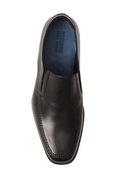 Finely textured Italian nappa leather defines a clean-cut Spanish loafer built with smart arch support. Style Name:Magnanni Madrid Venetian Loafer (Men). Style Number: 5865580. Slip-on Leather Shoes With Ortholite Insole For Work, Business Leather Slip-on Shoes With Rubber Sole, Business Almond Toe Slip-ons With Leather Lining, Slip-on Leather Oxfords For Business, Leather Wingtip Slip-ons For Business, Office Slip-ons With Leather Lining And Plain Toe, Semi-formal Slip-ons With Rubber Sole, Classic Moc Toe Leather Shoes With Branded Insole, Formal Moc Toe Leather Shoes With Branded Insole