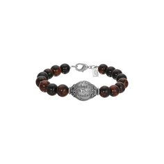 Show your spirituality with this silver tone beaded Hail Mary prayer bracelet from Symbols of Faith. Show your spirituality with this silver tone beaded Hail Mary prayer bracelet from Symbols of Faith. FEATURES Length: 7.25 in. Clasp: lobster-claw Metal: alloy Plating: silver tone Finish: antiqued Hail Mary prayer etched on center bead Nickel safe Not appropriate for children 14 years old and younger. Size: One Size. Color: Brown. Gender: female. Age Group: adult. Spiritual Sterling Silver Bracelet With Natural Stones For Healing, Silver Beaded Bracelets With Natural Stones For Healing, Silver Spiritual Bracelet With 8mm Beads, Spiritual Silver Rosary Bracelet With Polished Beads, Silver Symbolic Bracelets, Hand-strung, Silver Spiritual Rosary Bracelet, Spiritual Sterling Silver Rosary Bracelet With Silver Beads, Spiritual Silver Beads Bracelet, Spiritual Silver Beaded Bracelets