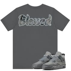 Custom Designed Sneaker T Shirt T-Shirt Features - Comfortable and light, premium short sleeve tee. 🔹 Premium fit 🔹100% Soft cotton 🔹Light fabric (4.3 oz/yd² (146 g/m 🔹Tear away label Shoes Not Included Custom Made - Not Adidas, Nike, or Jordan Brand Sneaker Tee, Sneaker T-Shirt The sneakers/shoes are not being sold in this product. You are only purchasing the tshirt/hoodie/socks/sweatshirt/tank top/hat/shorts. Shoes are NOT included. The shoes displayed are sold separately elsewhere and are Gray Letter Print T-shirt For Streetwear, Urban Style Gray T-shirt With Logo Print, Gray Short Sleeve Tops For Streetwear, Streetwear Tri-blend T-shirt With Sublimation Print, Gray T-shirt For Streetwear, Gray Sublimation Print Top For Streetwear, Gray Graphic Tee With Short Sleeves, Gray Relaxed Fit Shirt For Streetwear, Tri-blend Graphic Tee For Streetwear