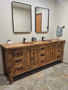 Clementine Double Bathroom Vanity | Master Bath Double Vanity With Tower, Double Vanity With Tower, Vanity With Tower, Bath Double Vanity, Master Bath Double Vanity, Wood Double Vanity, Barnwood Vanity, 60 Inch Double Vanity, Reclaimed Bathroom