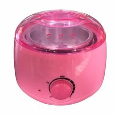 a pink electric waxing machine on a white background