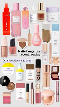 Trending Makeup And Skincare, Makeup You Should Try, Kate Fang Skincare, Kate Fang Products, Skincare Makeup Products, Katie Fang Skincare Products, Makeup And Skincare Wishlist, Katie Fangs Skincare Products, Katie Fang Makeup Routine