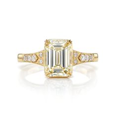 LORRAINE RING | SINGLE STONE Rare Diamonds, Emerald Cut Diamond, Single Stone, Cushion Cut Diamonds, European Cut Diamonds, Antique Diamond, Emerald Cut Diamonds, Multi Stone, Conflict Free Diamonds