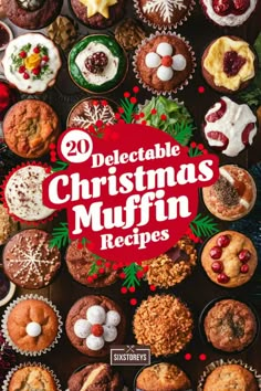 Looking for festive baking ideas? Try these 20 Delectable Christmas Muffin Recipe delights to impress everyone! #ChristmasTreats #MuffinLove Easy Christmas Muffins, Christmas Muffin Recipes, Quick Muffin Recipes, Winter Muffins