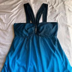 Nwt - Brand New W/ Tags! Retails $69 Sparkly. Beautiful Jewel Detailing On Chest Area Fits In Size 7/8 Y2k Style Sleeveless Evening Dresses, Y2k Style Blue Party Dress, Blue Y2k Mini Dress For Party, Blue Y2k Style Mini Party Dress, Blue Y2k Party Mini Dress, Blue Y2k Sleeveless Dress, Blue Sleeveless Y2k Dress, Fitted Blue Y2k Dress, Light Blue Formal Dress