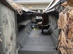 Hard-Sided Duck Boat Blinds                                                                                                                                                     More Flat Bottom Jon Boat, Duck Blinds, Jon Boat Ideas, Mud Boats