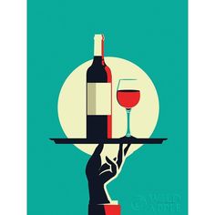 Red Wine Poster Print by Omar Escalante-VARPDX63993 Image 1 Art Du Vin, Vintage French Posters, Restaurant Poster, Wine And Canvas, Wine Print, Wine Poster, Media Arts, French Poster, Freddy Mercury