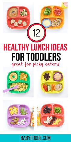 the top ten healthy lunch ideas for toddlers that are great for busy eaters