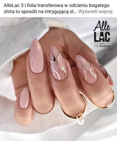 Lilac Nails, Rose Gold Nails, Neutral Nails, Classy Nails, Chic Nails, Gold Nails, Gorgeous Nails, Nail Polishes, Nude Nails