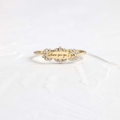 Filigree Signet Ring | Melanie Casey Fine Jewelry