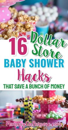 baby shower hacks that save a bunch of money