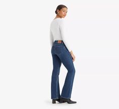 Superlow Bootcut Women's Jeans - Dark Wash | Levi's® US Levi's Classic Fall Jeans, Classic Levi's Jeans For Fall, Levi's Fitted Flare Jeans For Fall, Levi's Mid-rise Flare Jeans For Fall, Fall Flare Jeans, Levis Bootcut, Levi’s Jeans, Jeans Bootcut, A Name