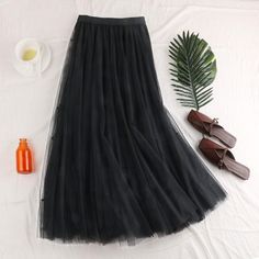 Name: big A-line skirt, fairy bouffant skirt Style:Urban leisur Material:tulle Features:bouffant skirt,splicing Pattern: pure Color:black，gray，pink Size(cm):Free length:77,waist:58-120. Womens Tulle Skirt, Stage Video, Gauze Skirt, Gauze Skirts, Tulle Maxi Skirt, Rock Outfit, Double Gaze, High Waist Skirt, Empire Dress