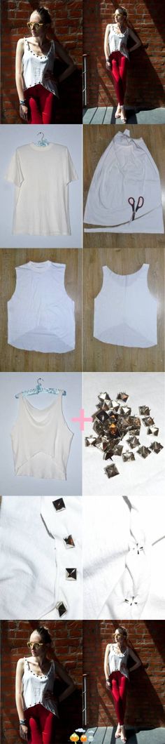 the instructions to make a t - shirt with flowers on it and cut out letters