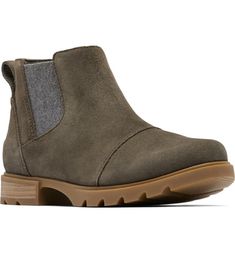 SOREL Emelie III Waterproof Chelsea Boot (Women) | Nordstrom Chelsea Boot Women, Dark Clouds, Chelsea Boot, Bring It, Timeless Style, Me Too Shoes, Everyday Fashion, Chelsea Boots, Timeless Fashion