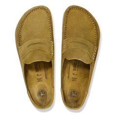 Naples Suede Leather Outdoor Slip-on Loafers With Rubber Sole, Classic Slip-on Mules, Classic Slip-on Clogs With Rubber Sole, Classic Slip-on Mules With Stitched Sole, Classic Mules With Stitched Sole And Plain Toe, Slip-on Clogs With Rubber Sole And Plain Toe, Leather Closed Toe Outdoor Loafers, Classic Slip-on Clogs With Plain Toe, Classic Slip-on Clogs With Cushioned Footbed