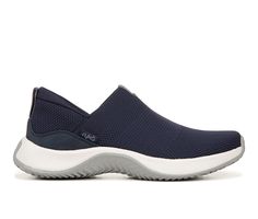 Bring Made for Women comfort to the everyday in this sporty slip-on sneaker with cushion, shock absorption, and a sticky rubber tread sole. BEST FOR: Everyday walking + Casual wear. PERFORMANCE TECH: RE-ZORB® LITE for lightweight impact protection + shock absorption. MADE FOR WOMEN FIT: Designed for a woman's unique foot shape, muscle movement, and build with a narrower heel, roomier toe, and softer foot cushioning. MATERIALS: Engineered knit with stretch topline + Padded heel collar for extra c Comfortable Sports Slip-ons With Arch Support, Low-top Slip-on Sneakers With Arch Support, Navy Slip-on Sneakers With Cushioned Footbed, Ergonomic Slip-on Sneakers For Sports, Sporty Slip-ons With Cushioned Footbed For Sports, Sports Low-top Slip-ons With Arch Support, Synthetic Low-top Slip-ons For Sports, Functional Low-top Slip-on Sneakers For Walking, Comfortable Slip-on Running Shoes With Arch Support