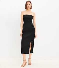 Strapless Midi Dress Extra Dresses, Strapless Midi Dress, Petite Pants, Color Crush, Dress Home, I Feel Pretty, Feel Pretty, Knit Midi Dress, Dress With Cardigan