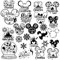 mickey mouse christmas svg files