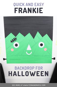 this is an easy halloween craft for kids to make