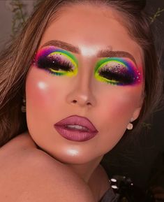 Neon Makeup, Special Fx Makeup, Egyptian Style, Fx Makeup, Creative Makeup Looks