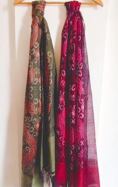 "silk ikat handloom dupatta, long scarf, fashion shawl, beach sarong, soft fabric scarf, gift for her Ikat silk dupatta  This Product is the output of two families one for designing on warp & weft threads and the other is who weaves warp and weft to match the design. This is very tedious intricate process which involves calculative skills. This whole process takes almost 2 to 3 months time. We are trying to preserve this age old tradition by giving handful work to weavers, and we want you to become part of this initiative by buying handmade products which add value to your life and meaning to your hard earned money. Soft, Comfortable, Durable, Luxurious, Adds elegance to your life style, and supports a weaving family. Make a meaning to your purchase. Specs:  Item: Ikat Dupatta - Silk - dou Luxury Traditional Handloom Silk Scarf, Chanderi Ikat Print Dupatta, Chanderi Ikat Print Dupatta In Traditional Drape, Chanderi Dupatta With Ikat Print In Traditional Drape, Chanderi Dupatta With Ikat Print, Bohemian Chanderi Dupatta With Ikat Print, Fusion Style Cotton Silk Dupatta In Traditional Drape, Fusion Style Cotton Silk Dupatta For Festivals, Bohemian Slub Silk Dupatta In Traditional Drape