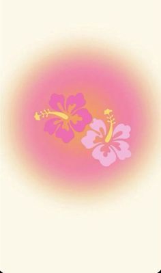 a pink and yellow flower on a white background