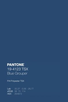 pantone's blue grouper advertises the company's new logo