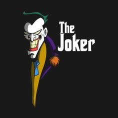 the joker logo on a black background