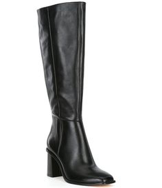 Shop for Antonio Melani Valerie Leather Tall Shaft Dress Boots at Dillard's. Visit Dillard's to find clothing, accessories, shoes, cosmetics & more. The Style of Your Life. Knee Thigh Boots, Leather Western Boots, Thigh Boots, Black Knee High Boots, Tall Leather Boots, Thigh Boot, Leather Socks, Rounded Toe Boots, Dress Boots